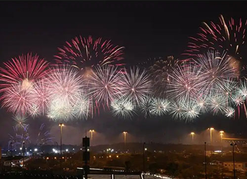 察雅县焰火晚会